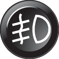 [91Z6382-163] Inserto per tastiera 163 - Fendinebbia (15mm)