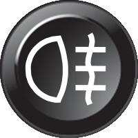 [91Z6382-164] Inserto per tastiera 164 - retronebbia (15mm)