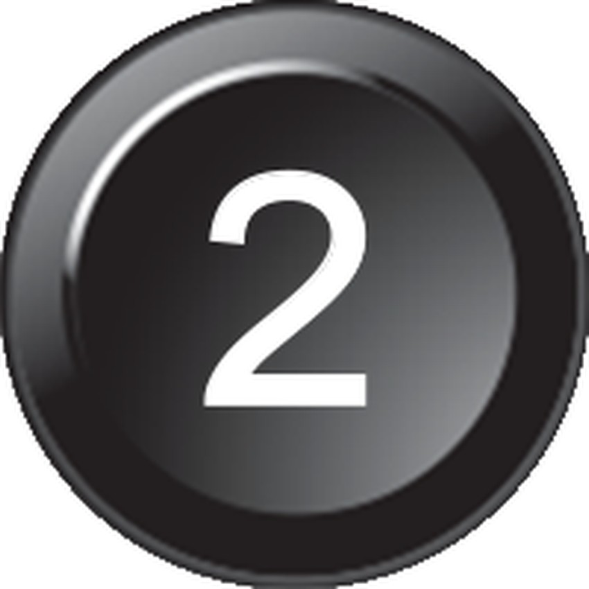 [91Z6382-173] Inserto per tastiera 173 - Numero 2 (15mm)