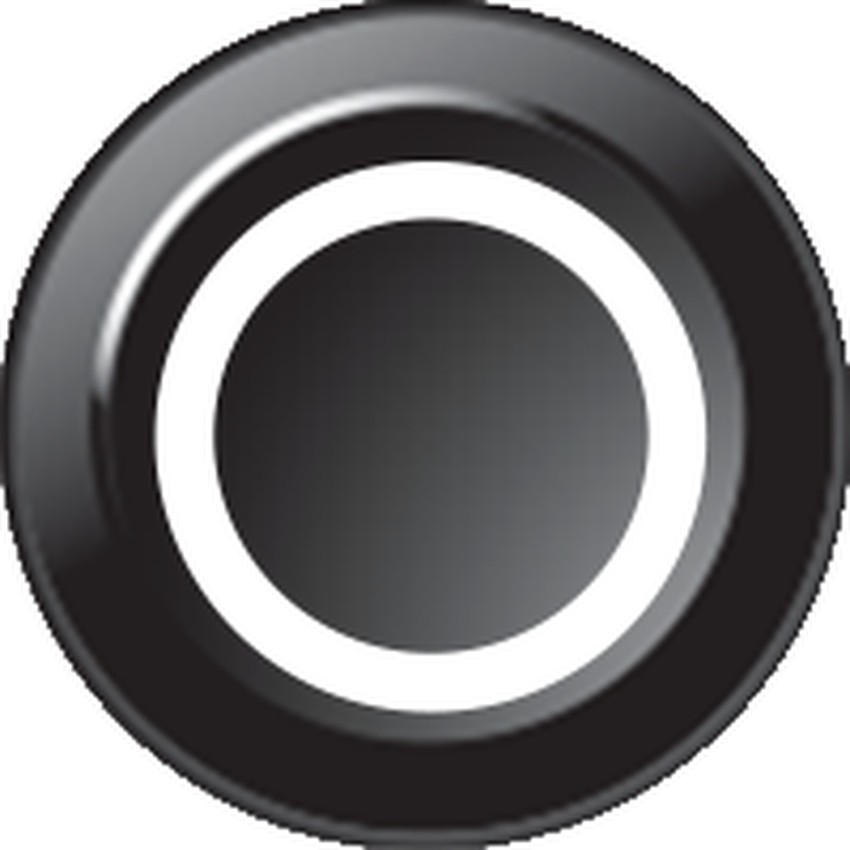 [91Z6382-B227] Inserto per tastiera B227 - spegnimento (15mm)