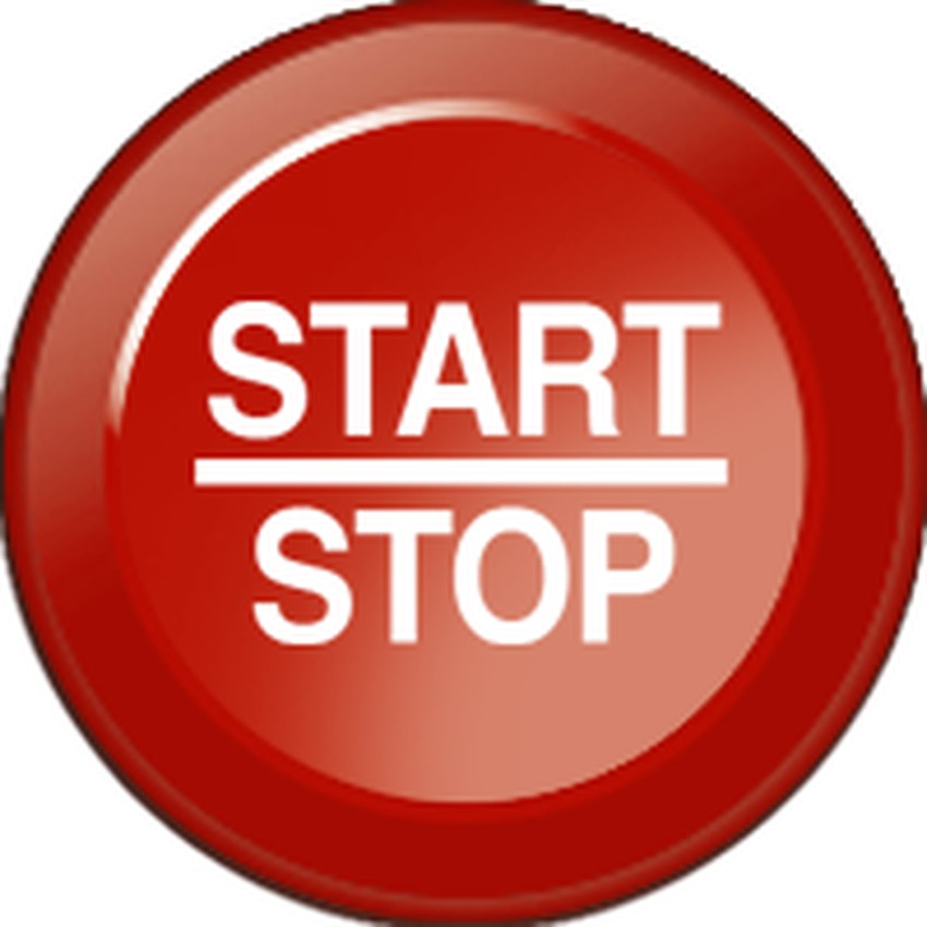 [91Z6382-B852] Inserto per tastiera B852 - Start / Stop (15mm)