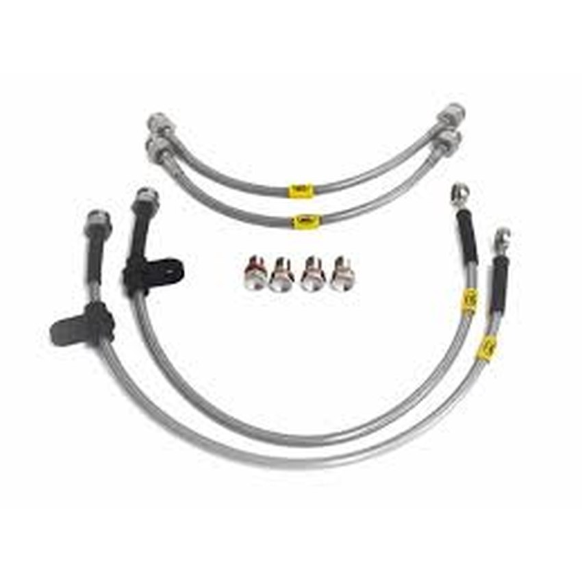 [SUB-4-014X] Subaru Impreza STi MY01-07 - Kit tubi freno in treccia HEL