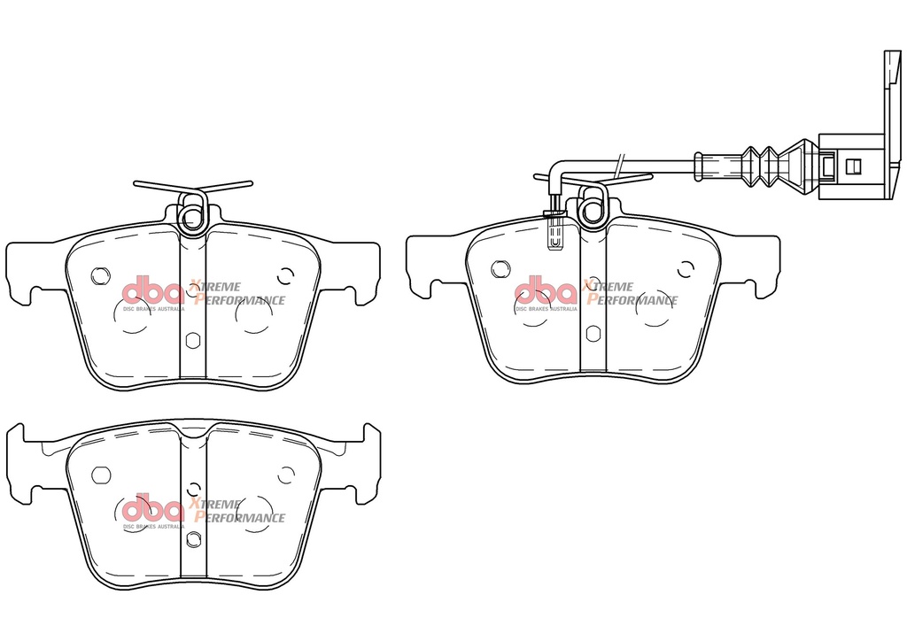 [DB15006XP] Audi – Pastiglie freno posteriori DBA Xtreme Performance