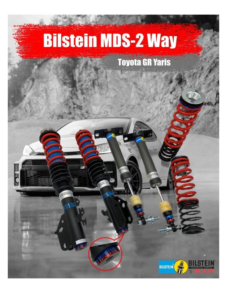 [48323864M0] Toyota Yaris GR MK1 - Bilstein B16 BCS Clubsport kit, 2-way adjustable kit