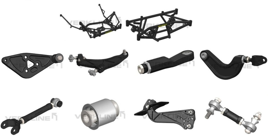 [WAS-600] Toyota Yaris GR MK1/MK2 - Verkline Subframe and wishbones kit