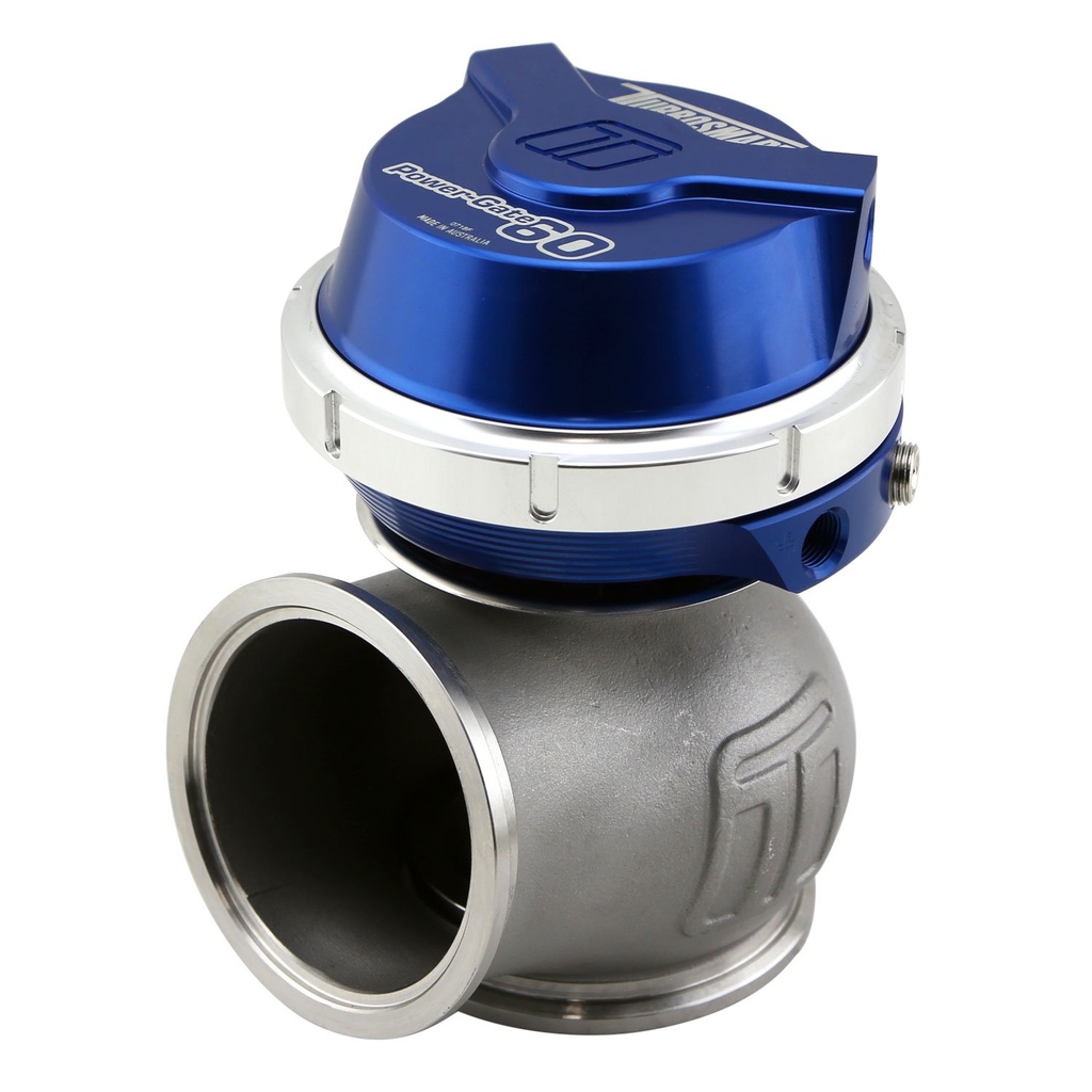 Wastegate Turbosmart Power-gate 60mm 0,5 bar (7psi) Blu