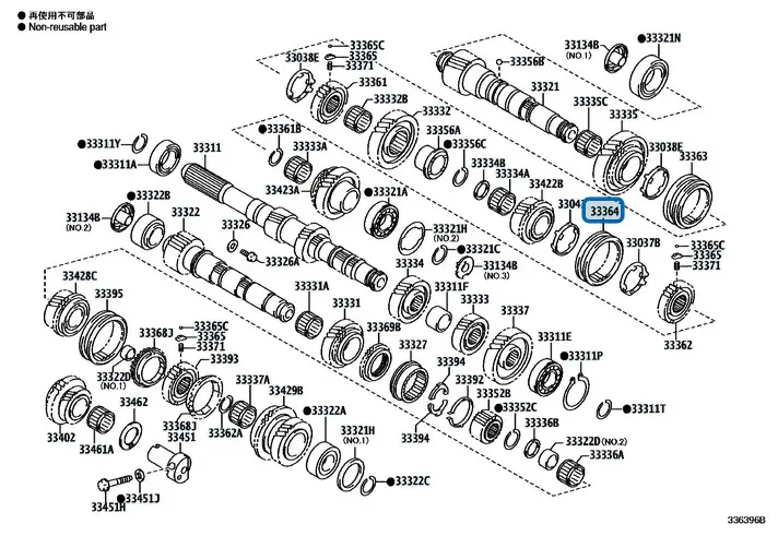 Toyota Yaris GR MK1/MK2 - Sincronizzatore 4a marcia