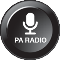 [91Z6382-D995] Inserto per tastiera D995 - Pa Radio (15mm)