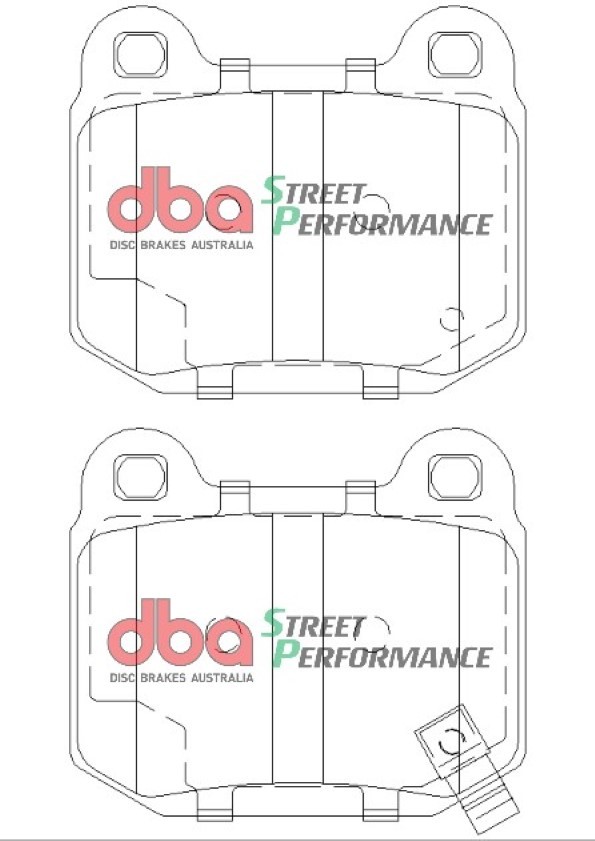 [DB1521SP] Maserati / Mg / Mitsubishi e altre – Pastiglie freno posteriori DBA Street Performance