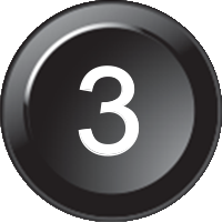 [91Z6382-174] Inserto per tastiera 174 - Numero 3 (15mm)