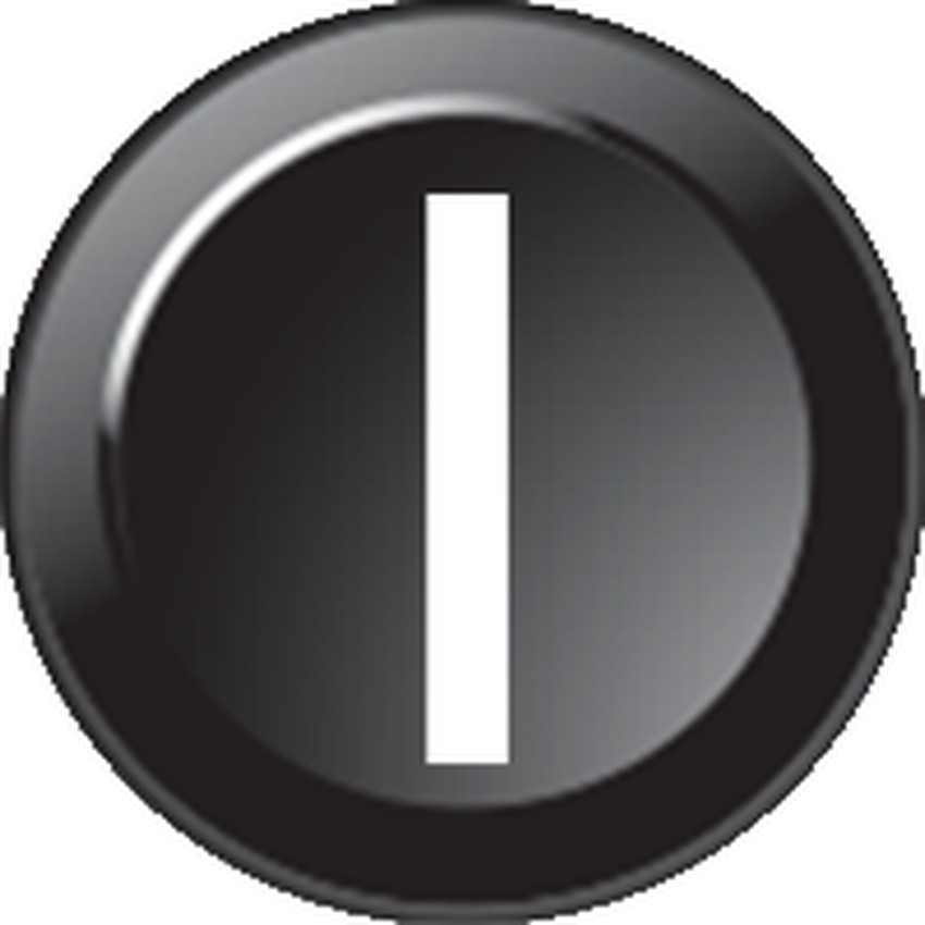 [91Z6382-B226] Inserto per tastiera B226 - Avvio (15mm)