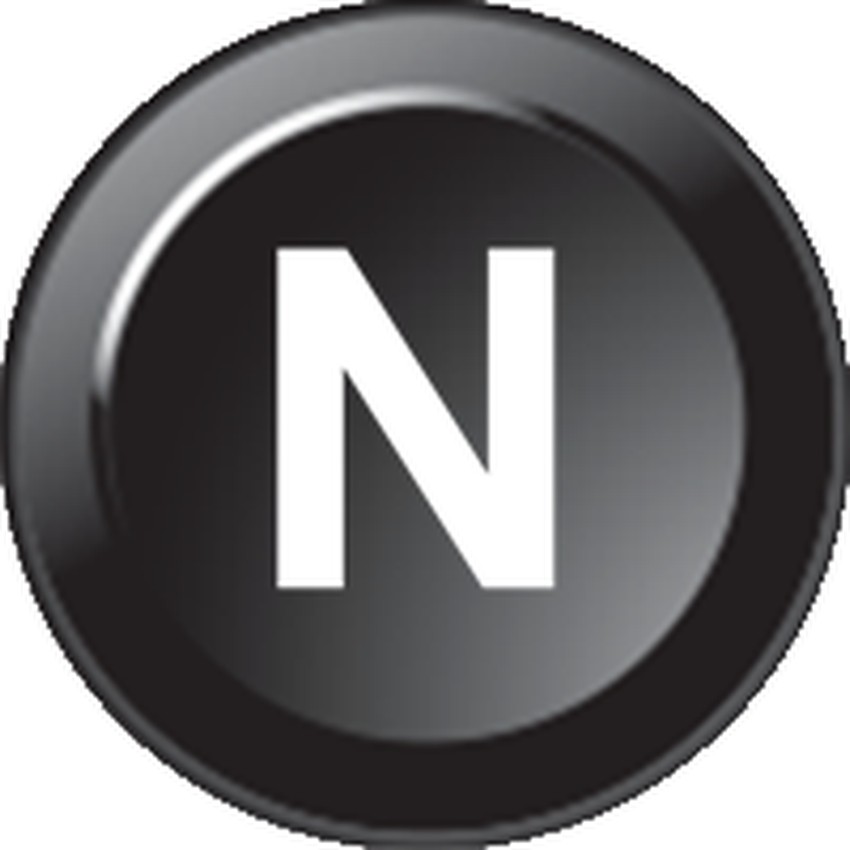 [91Z6382-B562] Inserto per tastiera B562 - N (15mm)