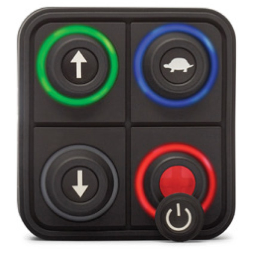 Pulsantiera PKP, 4 Pos (2X2), CAN, Amphenol connector - large inserts 24mm