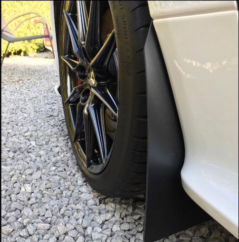 [RALLYFLAP-YARISBL] Toyota Yaris GR MK1/MK2 - Black mud flaps