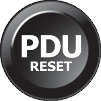 Inserto per tastiera B762 - PDU/reset (15mm)