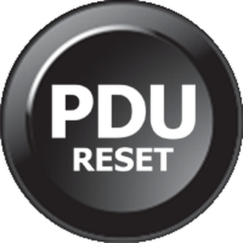 [91Z6382-B762] Inserto per tastiera B762 - PDU/reset (15mm)