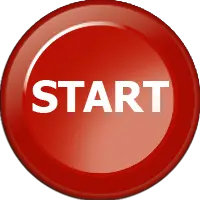 Inserto per tastiera E747 - Start rosso (15mm)