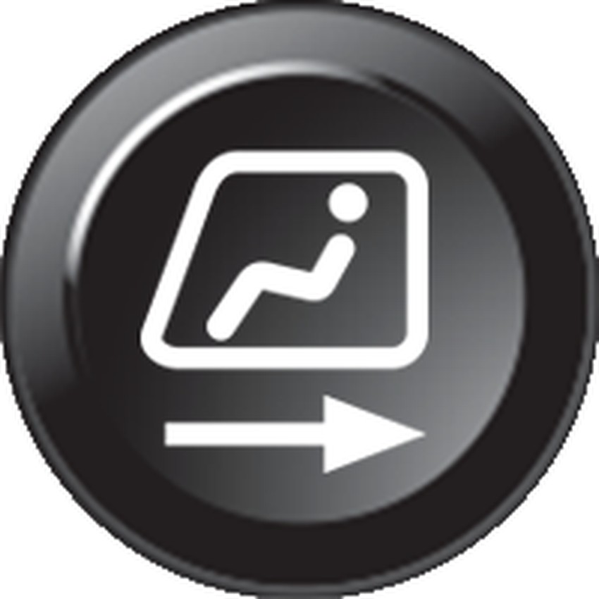[91Z6382-B825] Inserto per tastiera B825 - Cabin Backward – power on (15mm)