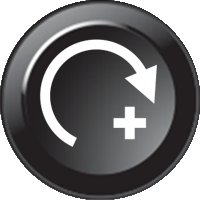 [91Z6330-B557] Inserto per tastiera B557 - Freccia + (24mm)