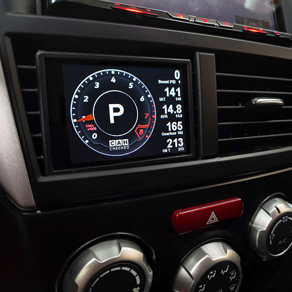 CANCheked - MFD32 Gen2 for Subaru Impreza GR inkl. WRX LHD