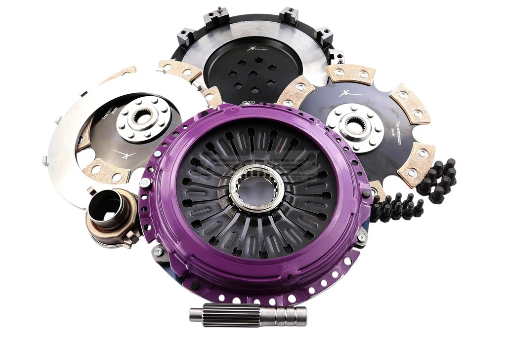 [KMI23522-2E] Mitsubishi 4G63 - Kit frizione Xtreme 230mm Rigid Ceramic Twin Plate + Volano (1800 Nm)