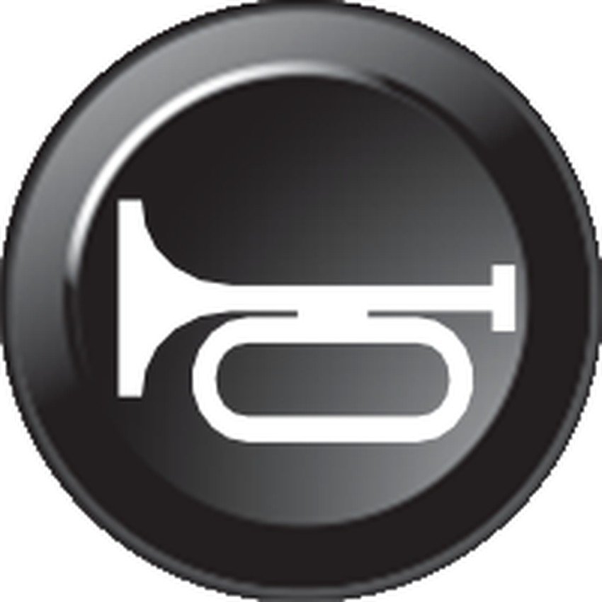 [91Z6382-022] Inserto per tastiera 022 - Clacson (15mm)
