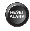 Inserto per tastiera D671 - Reset alarm (24mm)