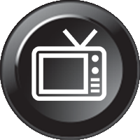 Inserto per tastiera C947 - TV (15mm)