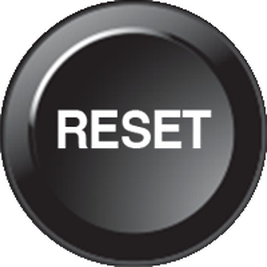 [91Z6382-E848] Inserto per tastiera E848 - Reset (15mm)