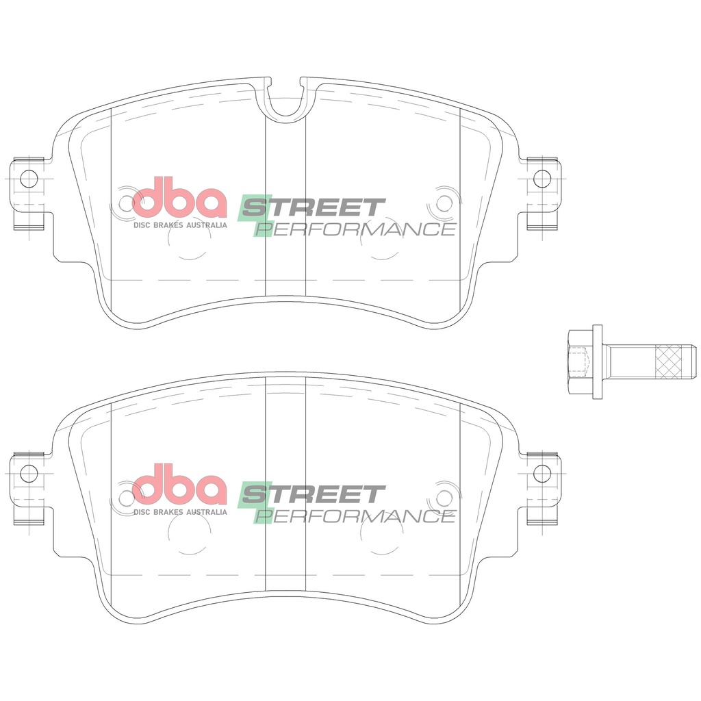 [DB15032SP] Audi / VW – Pastiglie freno posteriori DBA Street Performance