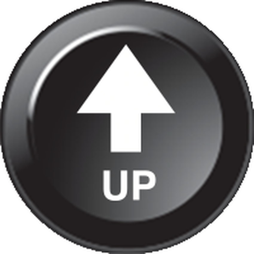 [91Z6382-E662] Inserto per tastiera E662 - Arrow up (15mm)