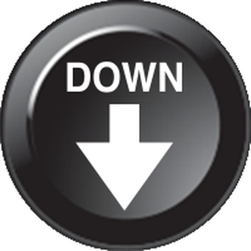 [91Z6382-E663] Inserto per tastiera E663 - Arrow Down (15mm)