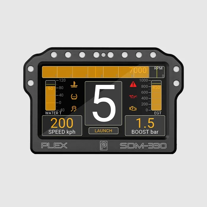 Plex Tuning - SDM-330 Dash Display (with logger and GNSS/IMU)