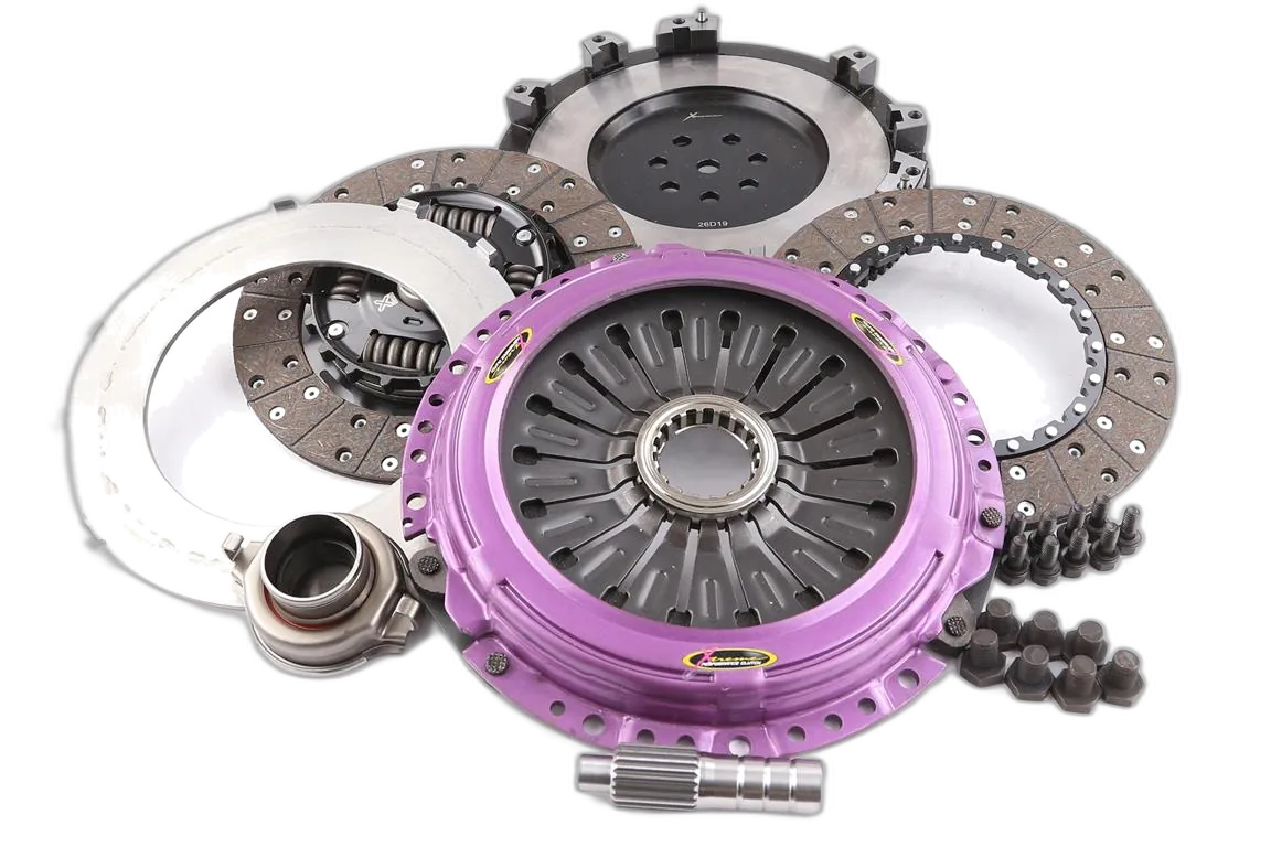 Mitsubishi Lancer 1996-2007 – Kit frizione Xtreme Clutch Xtreme Performance - 230mm Sprung hub Organic Twin Plate Incl Volano 1000Nm