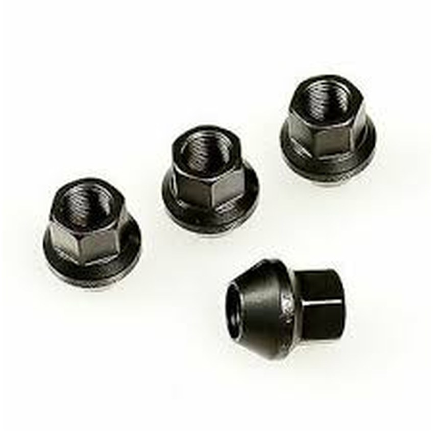 [SN434] Dadi ruota open Grayston M14x1.50mm 19mm HEX neri (4 pezzi)