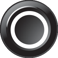 [91Z6382-B227] Inserto per tastiera B227 - spegnimento (15mm)