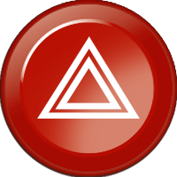 [91Z6382-B856] Inserto per tastiera B856 - Spia di pericolo (15mm)