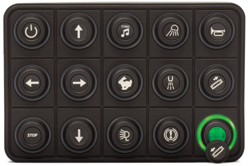 [PKP-3500-SI] Pulsantiera PKP, 15 Pos (3X5), CAN, amphenol connector - small inserts 15mm