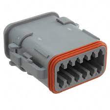 Connettore DT 12 vie p.f. E008 portaguaina
