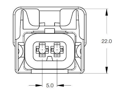 Kit Connettore Minitimer JPT 2 vie p.f. - Type A