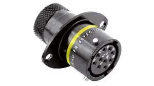 Connettore Motorsport 10 vie p.f. giallo