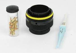 Connettore Motorsport double density 23 vie p.m giallo