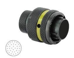Connettore Motorsport 32 vie p.m. giallo