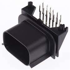 Connettore Molex 12 vie p.m. da saldare per scheda