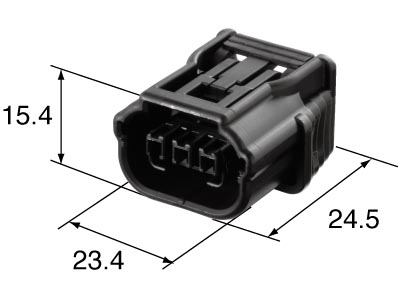 Connettore Sumitomo HX 040 3 vie p.f.- nero