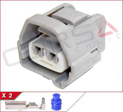 Kit Connettore Sumitomo 090 2 vie p.f. - grigio (toyota cam crank)