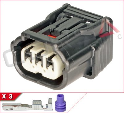 Connettore Sumitomo HVG 3 vie p.f. - blu