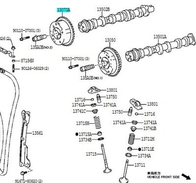[13070-18010] Toyota Yaris GR - Puleggia di scarico