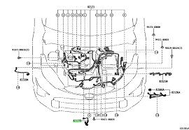 [82127-12010] Toyota Yaris GR - Cablaggio sensore pressione olio