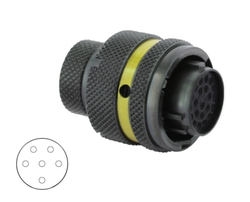 Connettore Motorsport Souriau 6 Vie p.f